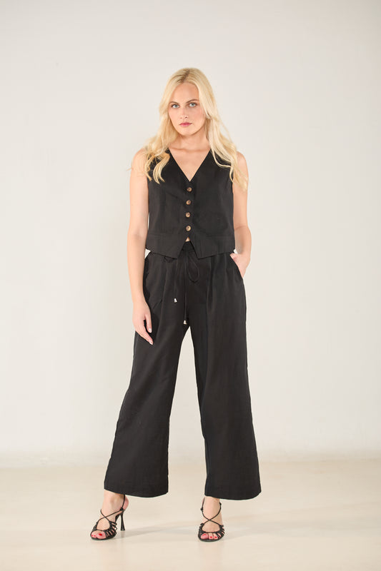 ΣΕΤ ΓΙΛΕΚΟ ΠΑΝΤΕΛΟΝΙ ΛΙΝΟ ΜΑΥΡΟ