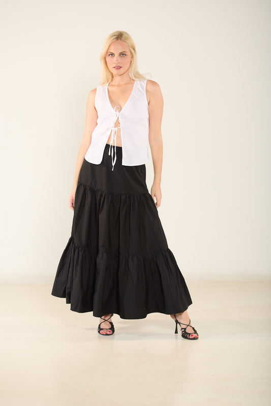 ΣΕΤ ΤΟΠ - ΦΟΥΣΤΑ ΣΕ ΑΛΦΑ ΓΡΑΜΜΗ ΛΕΥΚΟ - ΜΑΥΡΟ