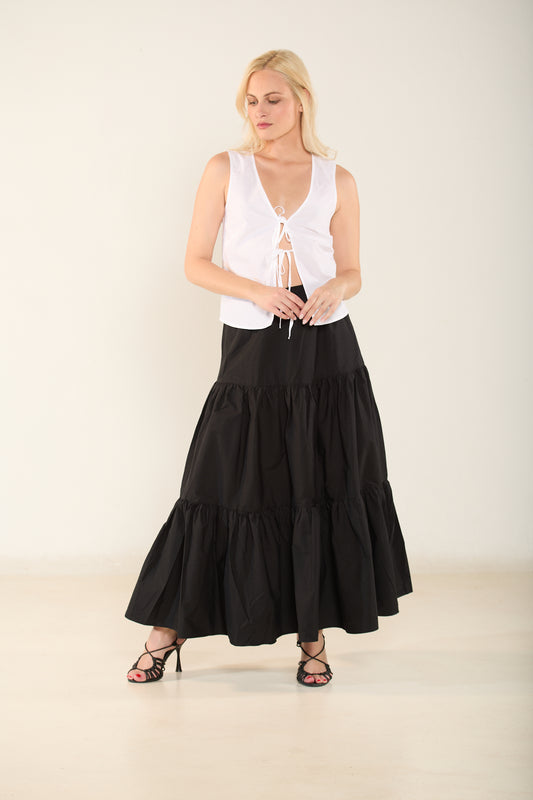 ΣΕΤ ΤΟΠ - ΦΟΥΣΤΑ ΣΕ ΑΛΦΑ ΓΡΑΜΜΗ ΛΕΥΚΟ - ΜΑΥΡΟ