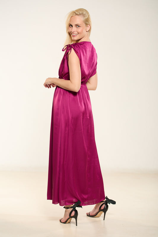 ΦΟΡΕΜΑ CUT-OUT ΣΑΤΕΝ ΦΟΥΞΙΑ