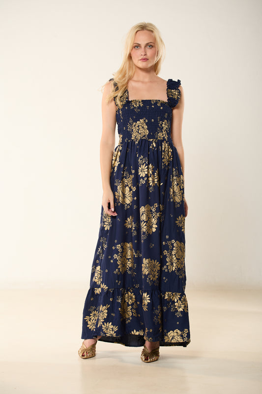 ΦΟΡΕΜΑ ΜΠΛΕ ΜΕ ΒΟΛΑΝ ΣΤΟΥΣ ΩΜΟΥΣ