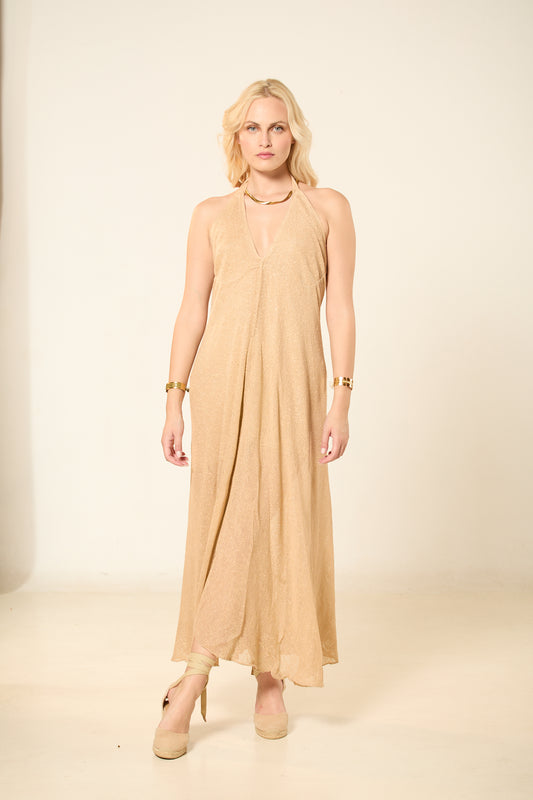 ΦΟΡΕΜΑ BΟΗΟ GOLD SAND ΜΕ ΔΕΣΙΜΟ ΣΤΟΝ ΛΑΙΜΟ