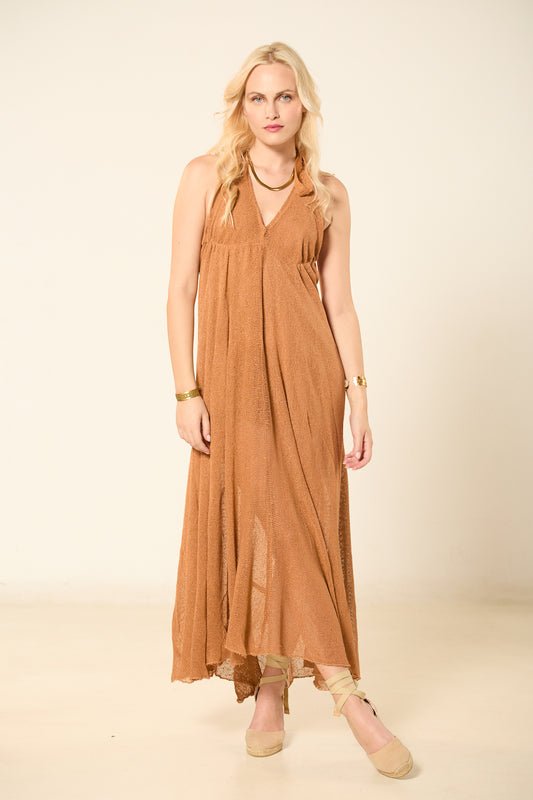 ΦΟΡΕΜΑ BΟΗΟ TERRACOTTA ΜΕ ΔΕΣΙΜΟ ΣΤΟΝ ΛΑΙΜΟ