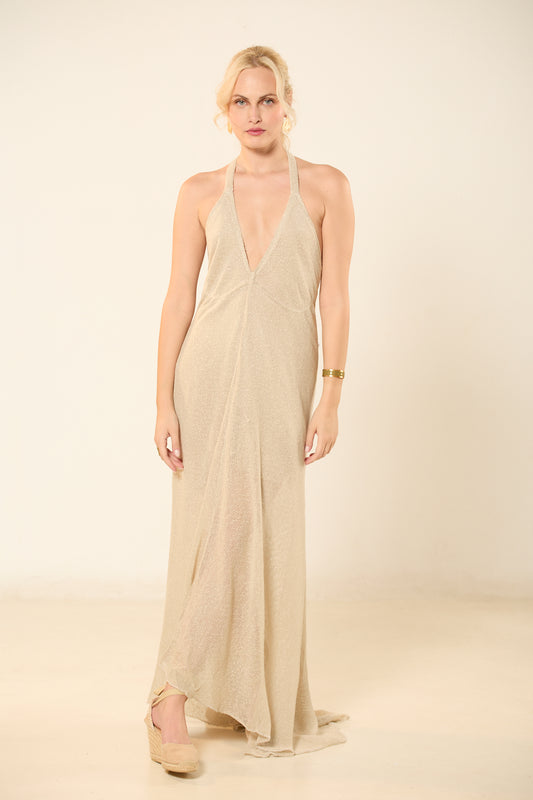 ΦΟΡΕΜΑ ΜΑΚΡΥ ΕΚΡΟΥ ΜΕ ΔΕΣΙΜΟ ΣΤΟΝ ΛΑΙΜΟ